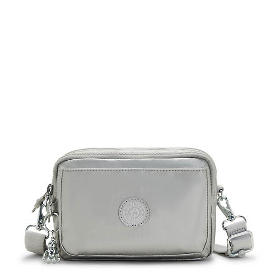 Plecaki Kipling Abanu Multi Metallic Convertible Crossbody Bag Srebrne | PL 1176KO